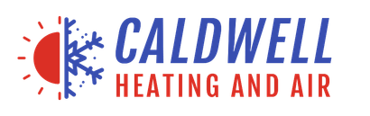 The logo for Caldwell Heating and Air in Chandler, OK