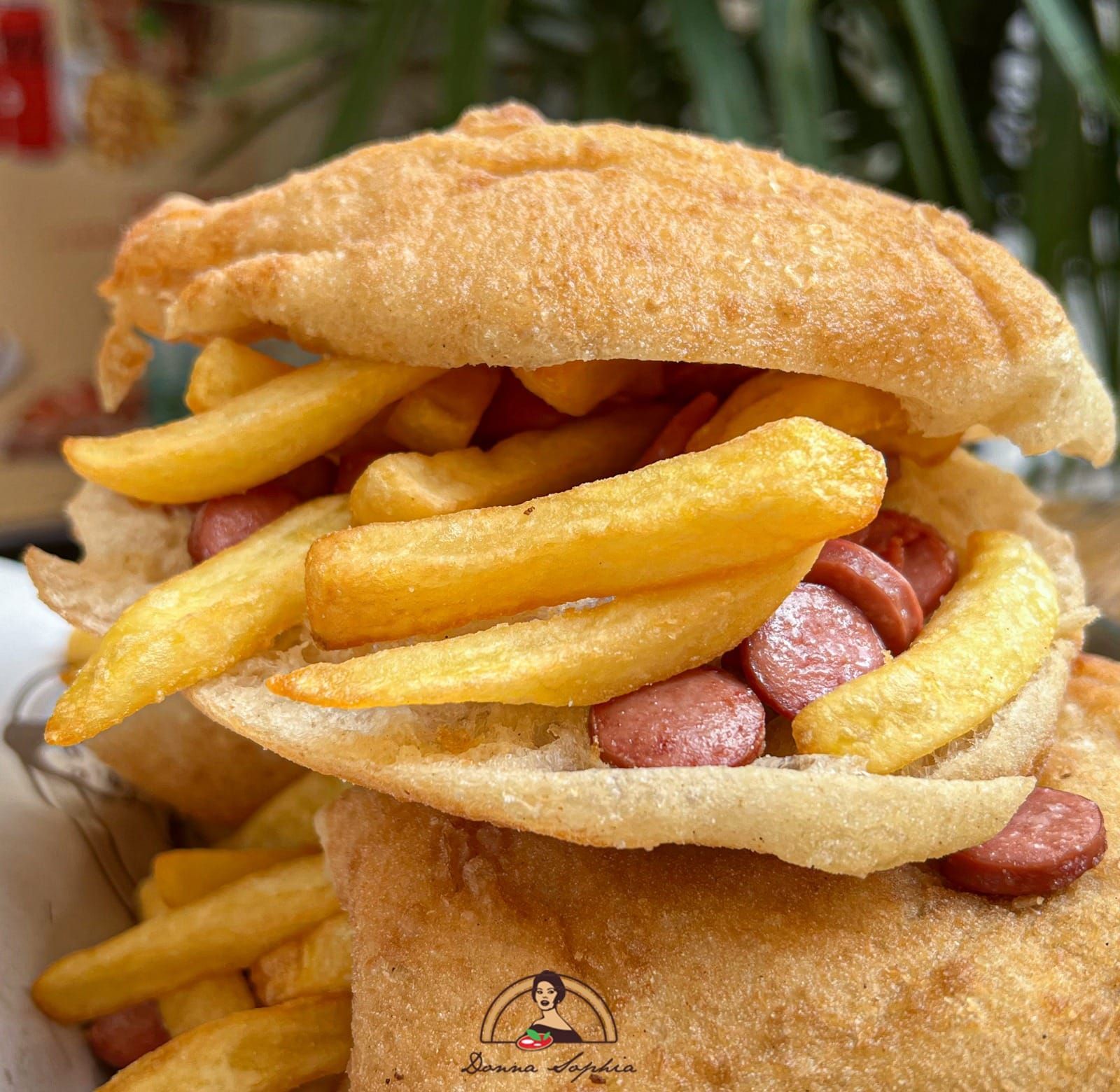 panino wurstel e patatine