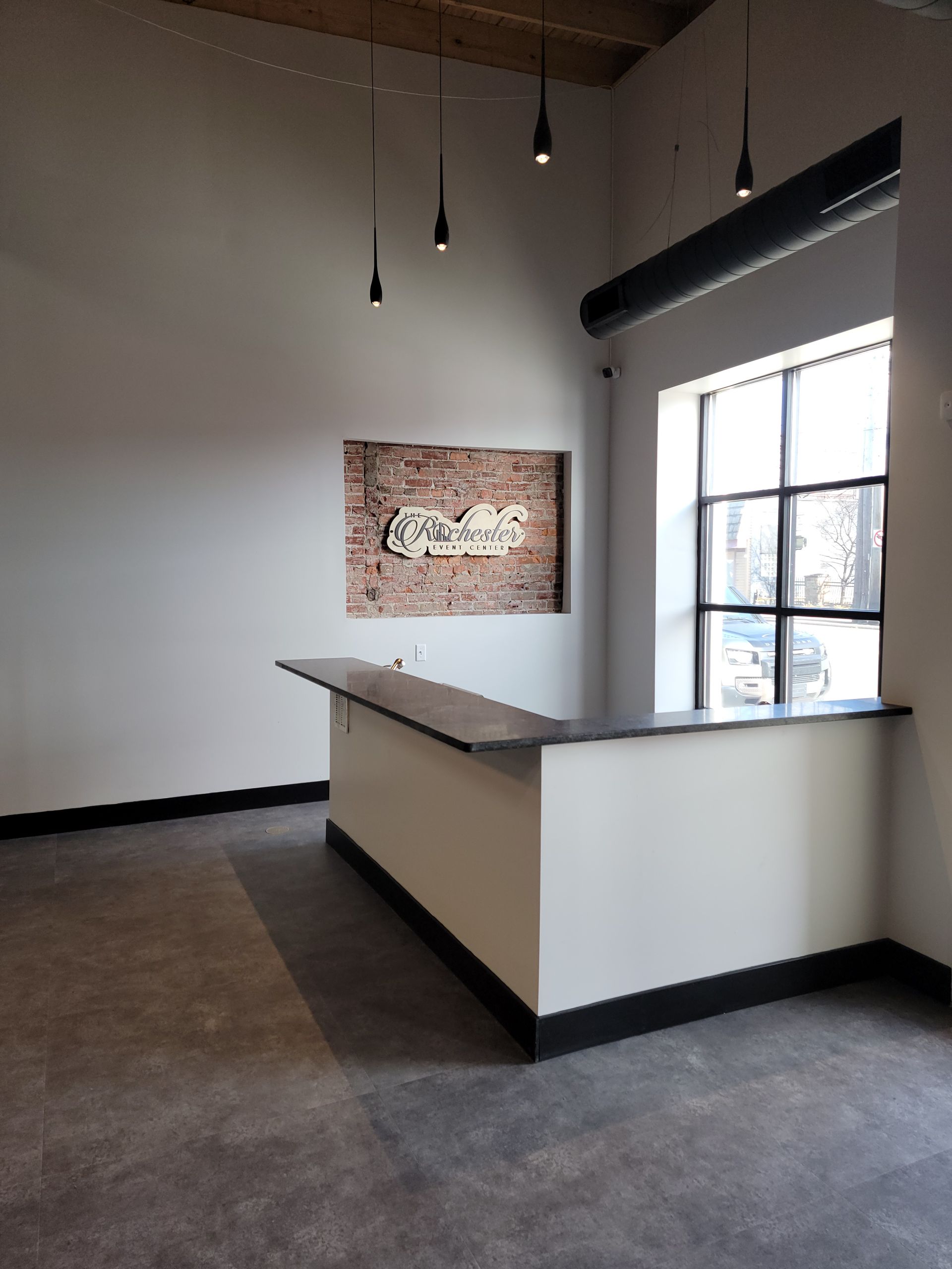 View of the bar at The Rochester