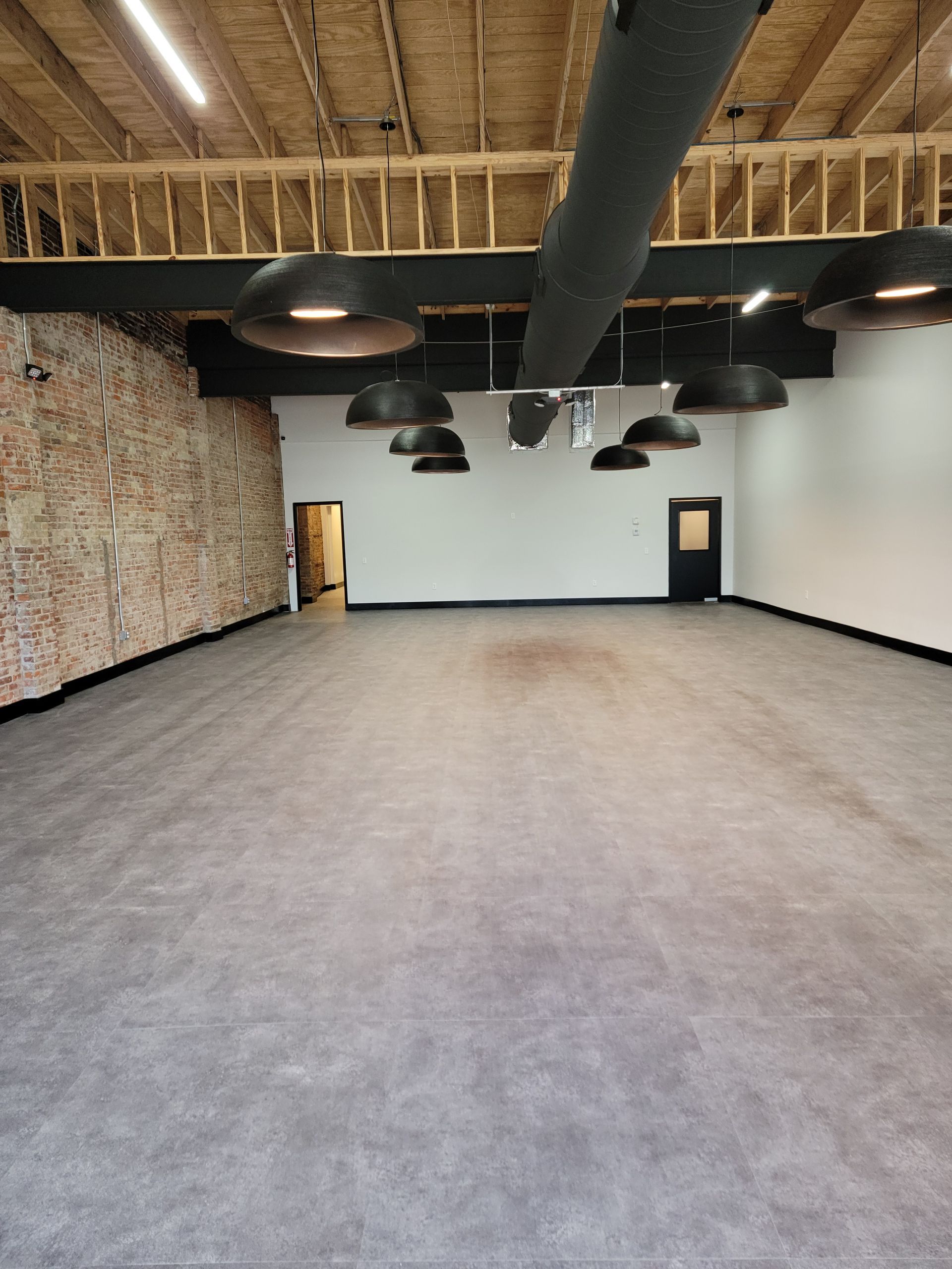 Empty view of The Rochester from the door