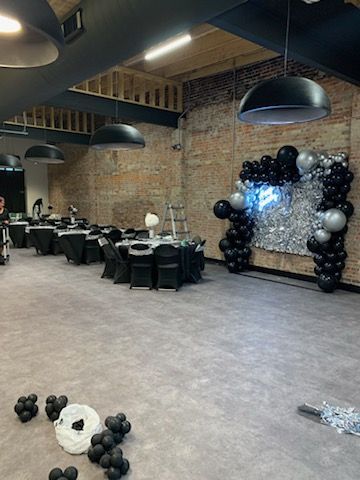 Birthday Party picture backdrop at The Rochester