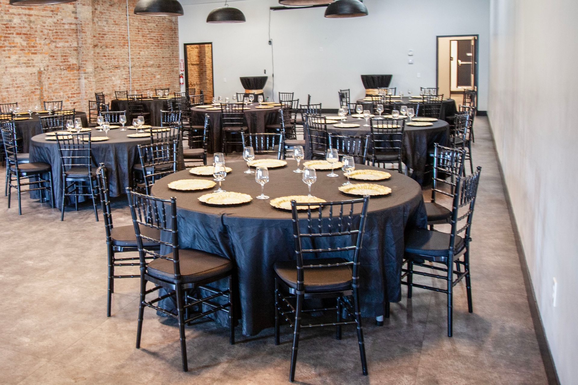 The Rochester Event Center table setup