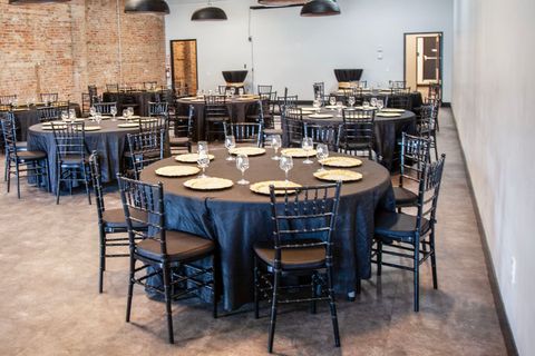 The Rochester Event Center table setup