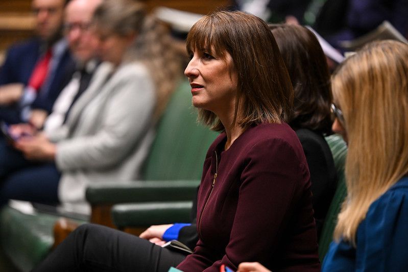 Chancellor of the Exchequer Rachel Reeves in the House of Commons