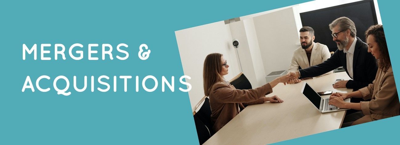 image of meeting amongst 2 people with text on the side