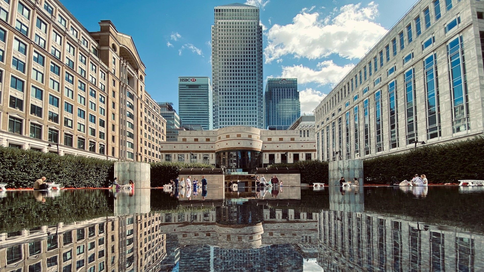 View of Canary Wharf
