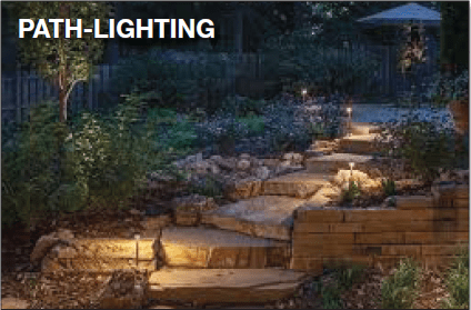 Path and Sidewalk lighting Eco-Systems Redding, CT