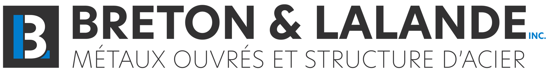 Un logo pour une entreprise appelée breton & lalande