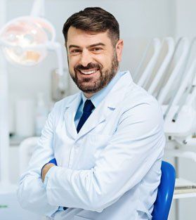 Kind Hearted Glance of Professional Dentist Kind Hearted Glance of Professional Dentist