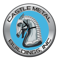 Castle Metal Buildings round logo