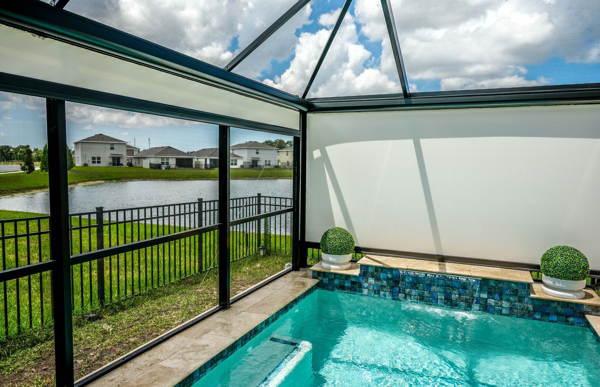 Motorized Retractable Patio Screens | Strongland Screens & Awnings