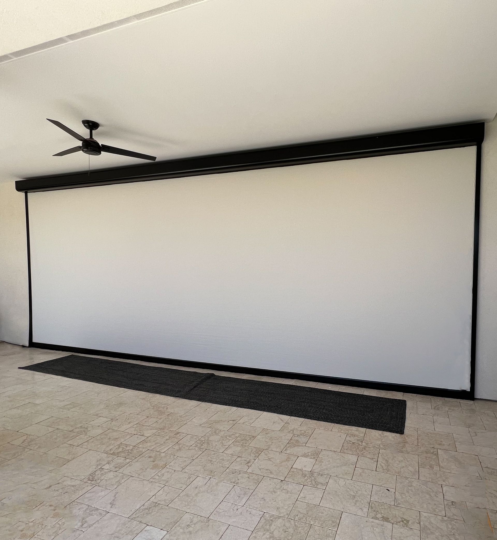Motorized Projector Screens | Strongland Screens & Awnings