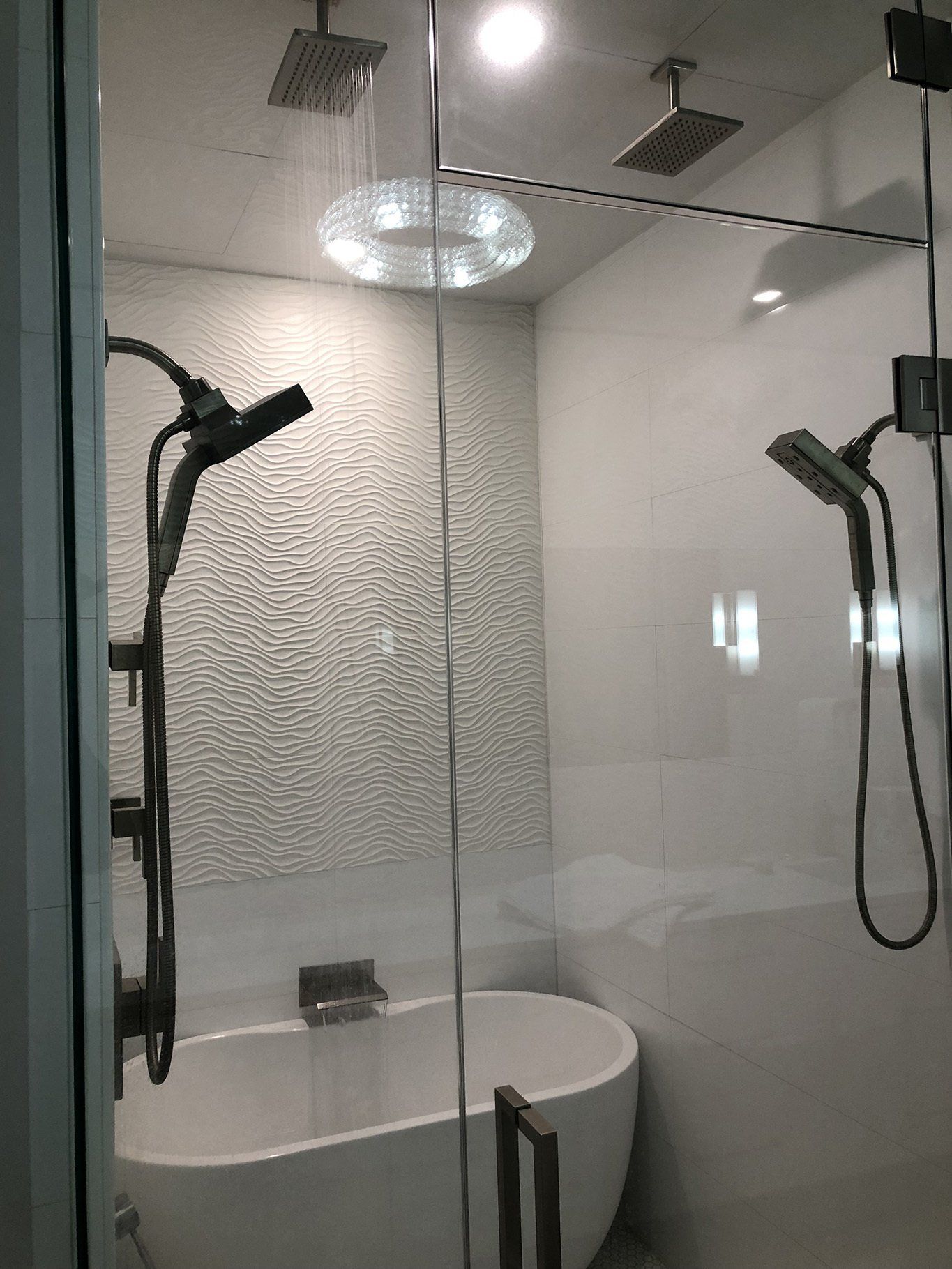 Bathroom Remodel with Glass Partition — Lakewood, CO — Altitude Contractors