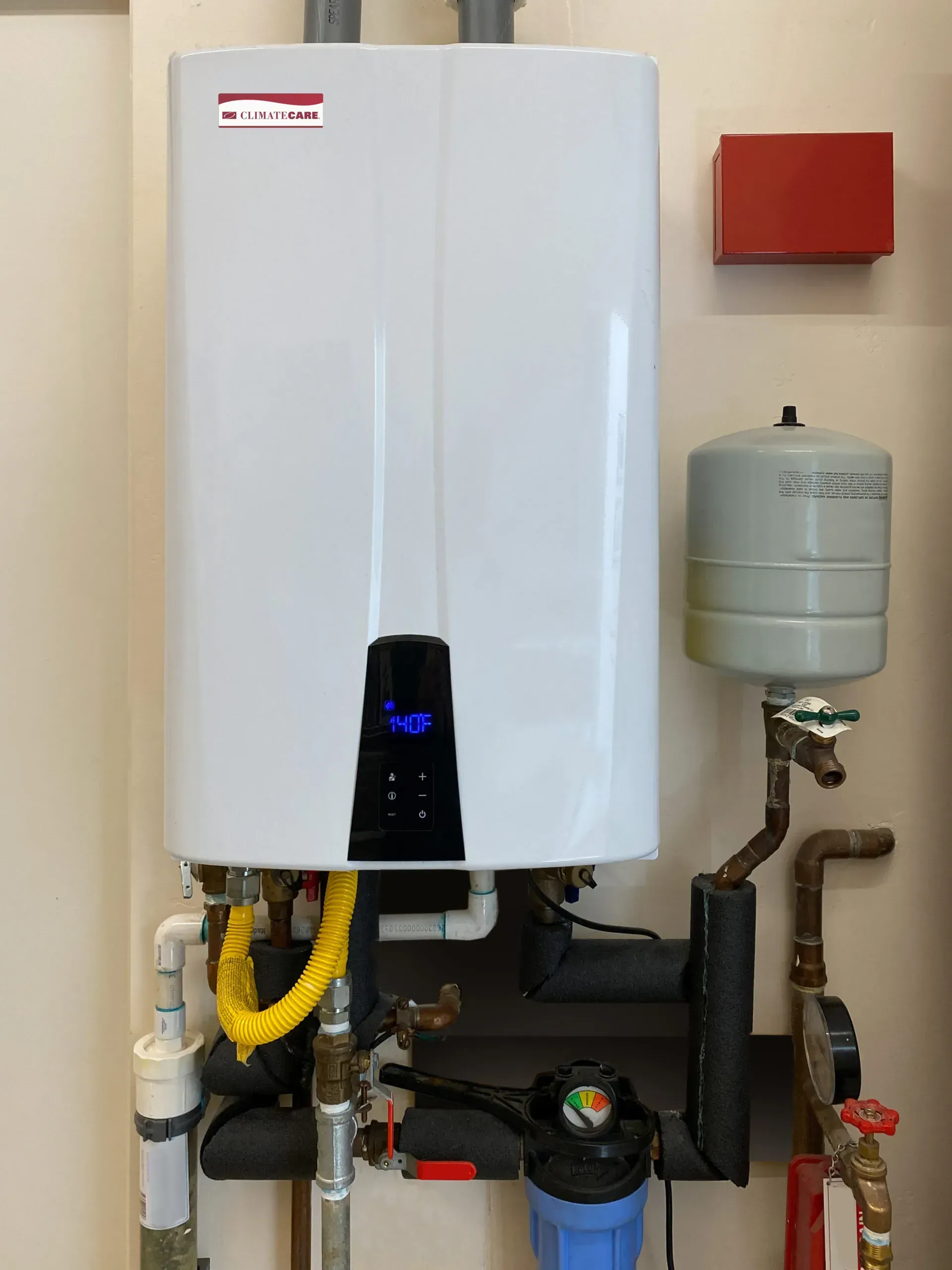 tankless water heater installation