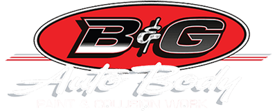 B&G Auto Body logo for professional paint and collision repair services