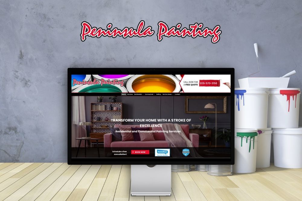 Peninsula Painting Web Design Web Development Stoney Creek Marketing Agency