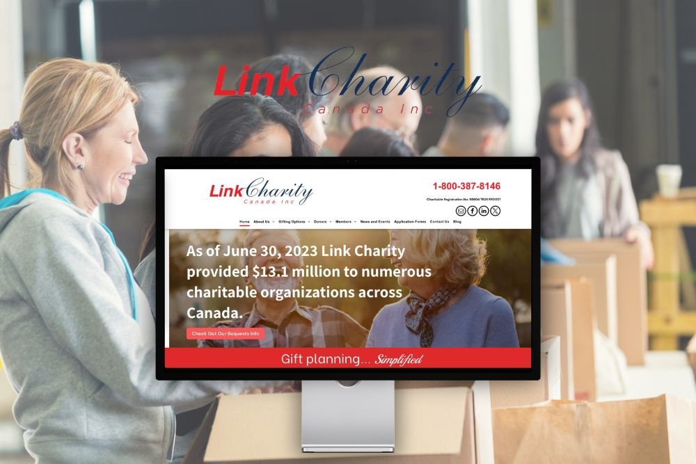 Link Charity Web Design Responsive Web Development Hamilton Social Media Agency