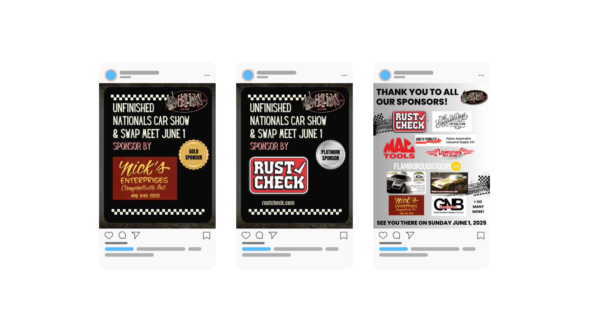 Single Ads Boosted to Promote their Event Vendors  