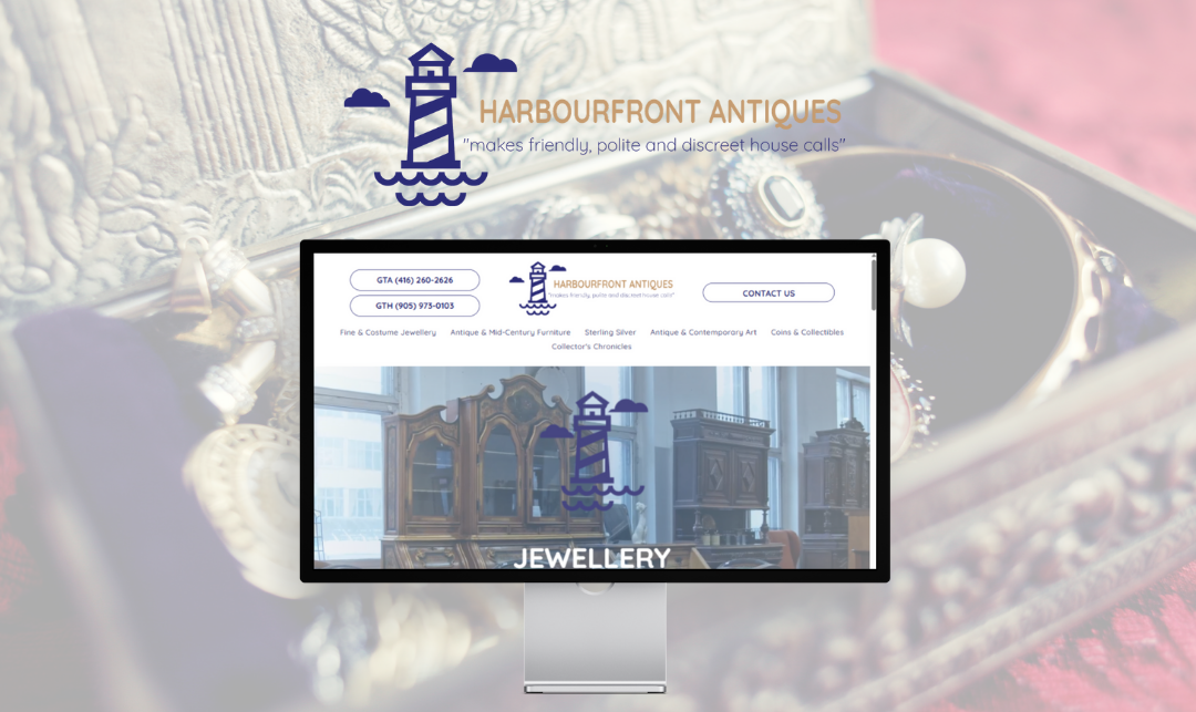 Harbourfront Antiques Hamilton Web Design Web Development Hamilton Marketing Agency