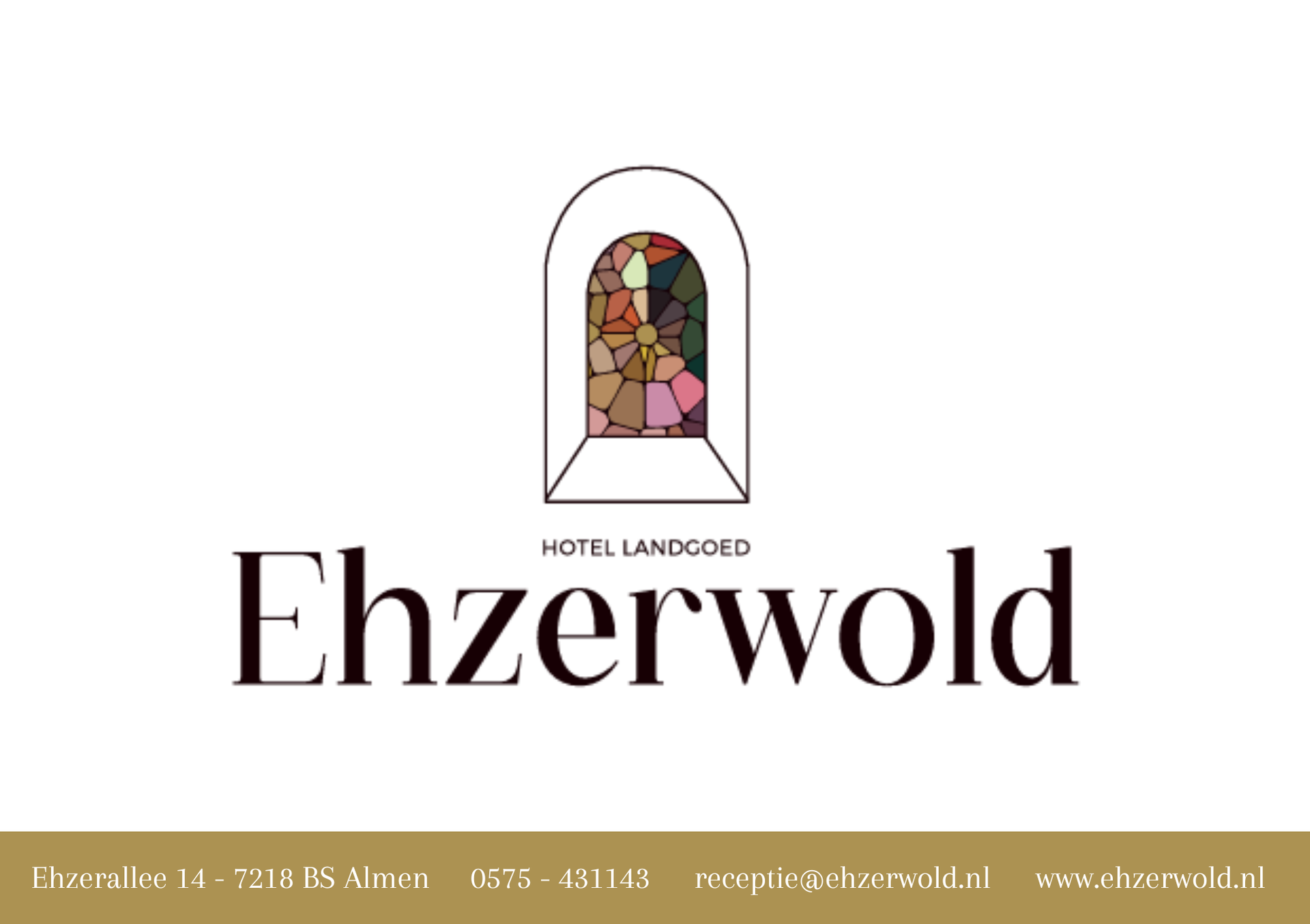 Logo for Hotel Landgoed Ehzerwold with text: 