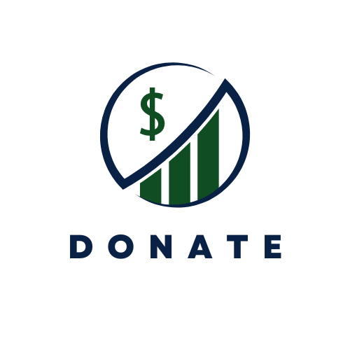 Money sign with donate