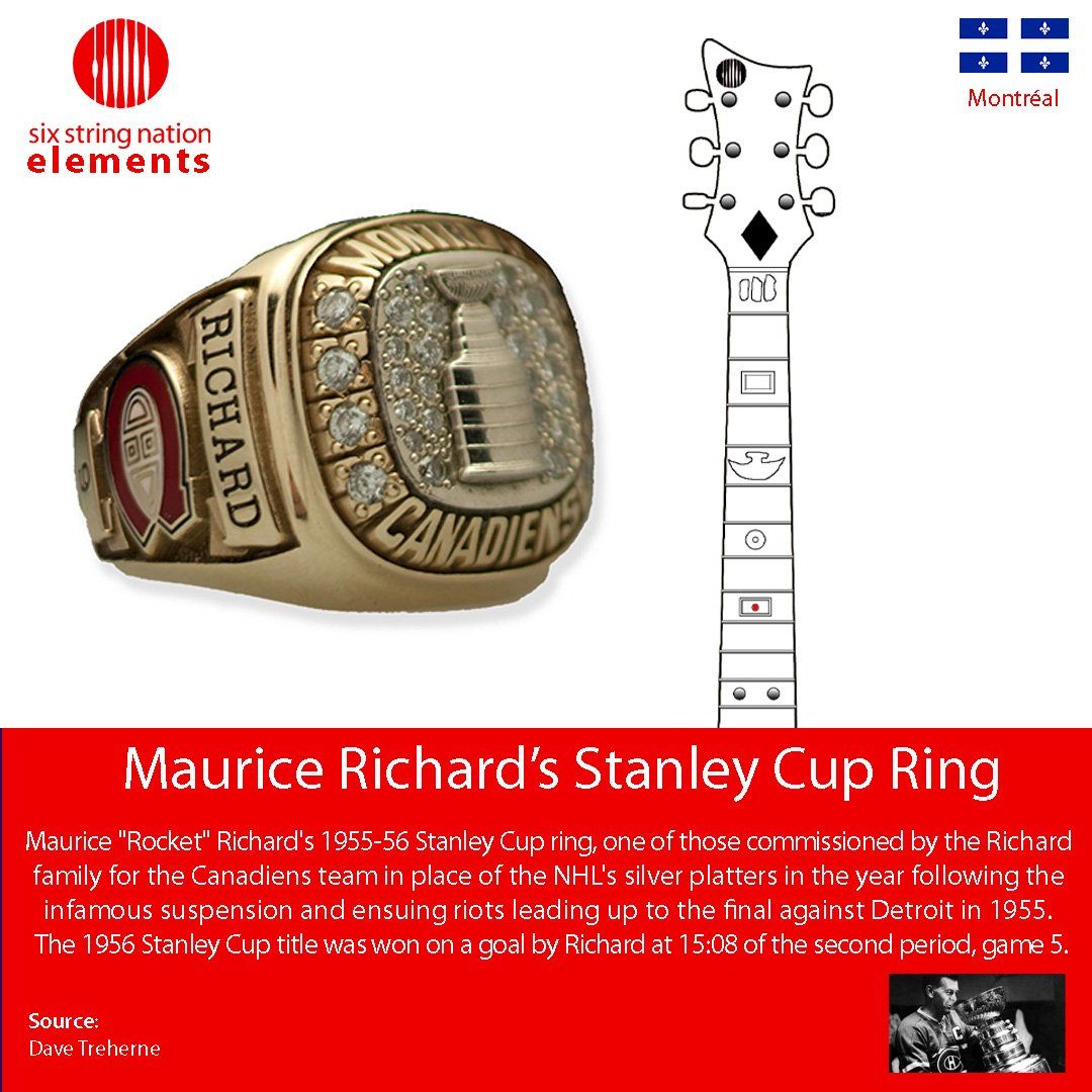 Rocket Richard 1956 Stanley Cup Ring