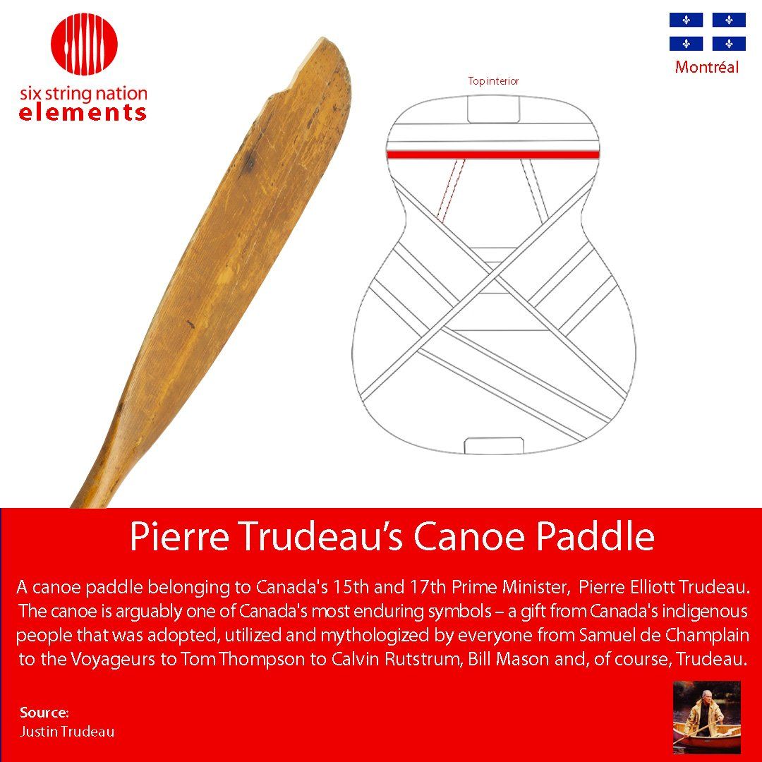 Pierre Trudeau Canoe Paddle