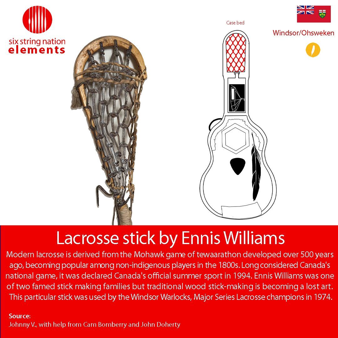 Ennis Williams Lacrosse Stick for Windsor Warlocks