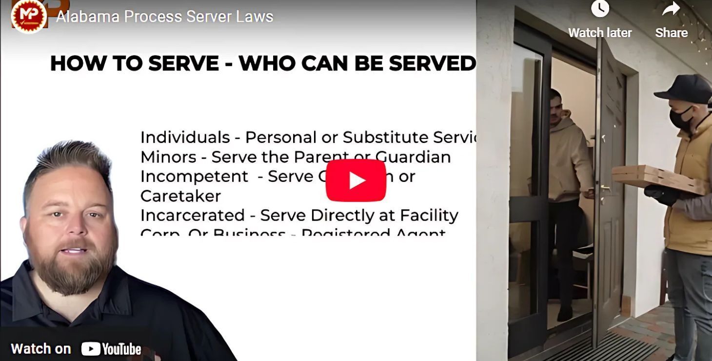 Alabama Process Server Laws