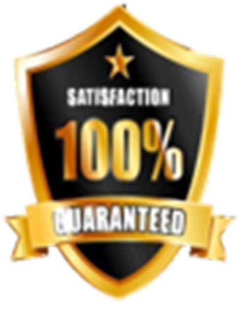 Three logos for same day service emergency services and satisfaction guaranteed