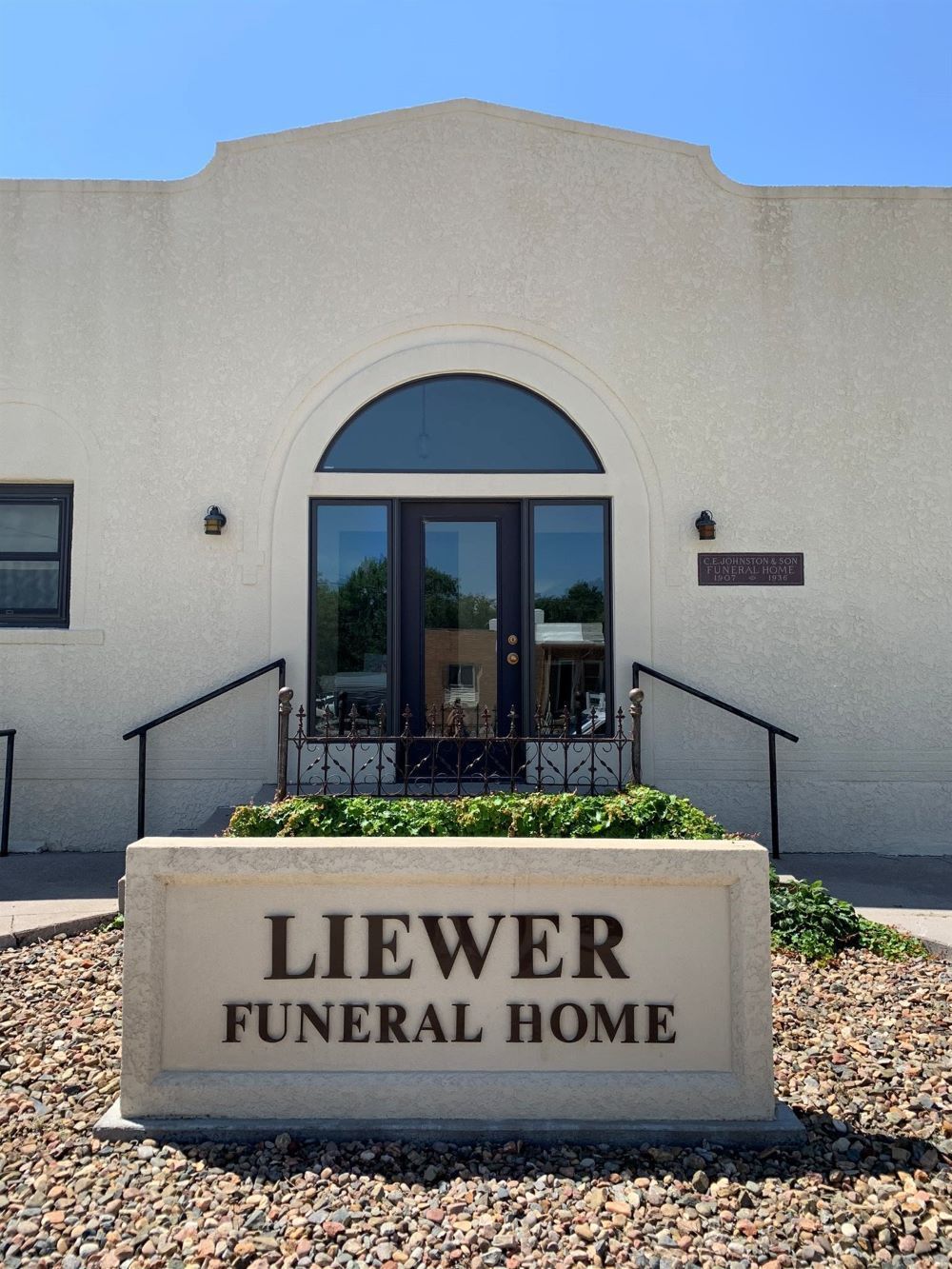 Liewer Funeral Home Wauneta Building
