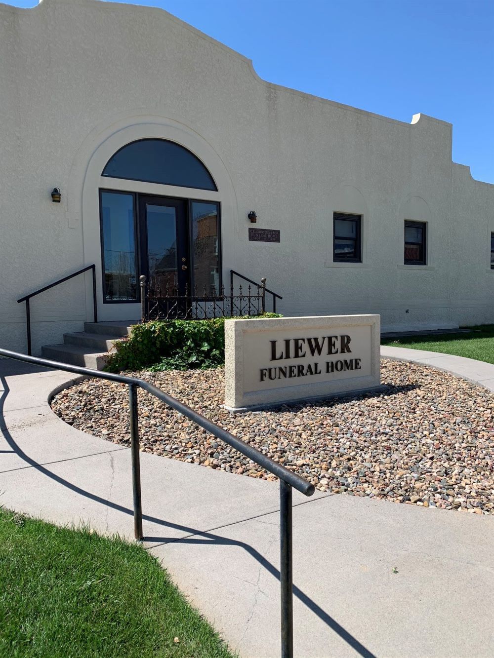 Liewer Funeral Home Wauneta Building