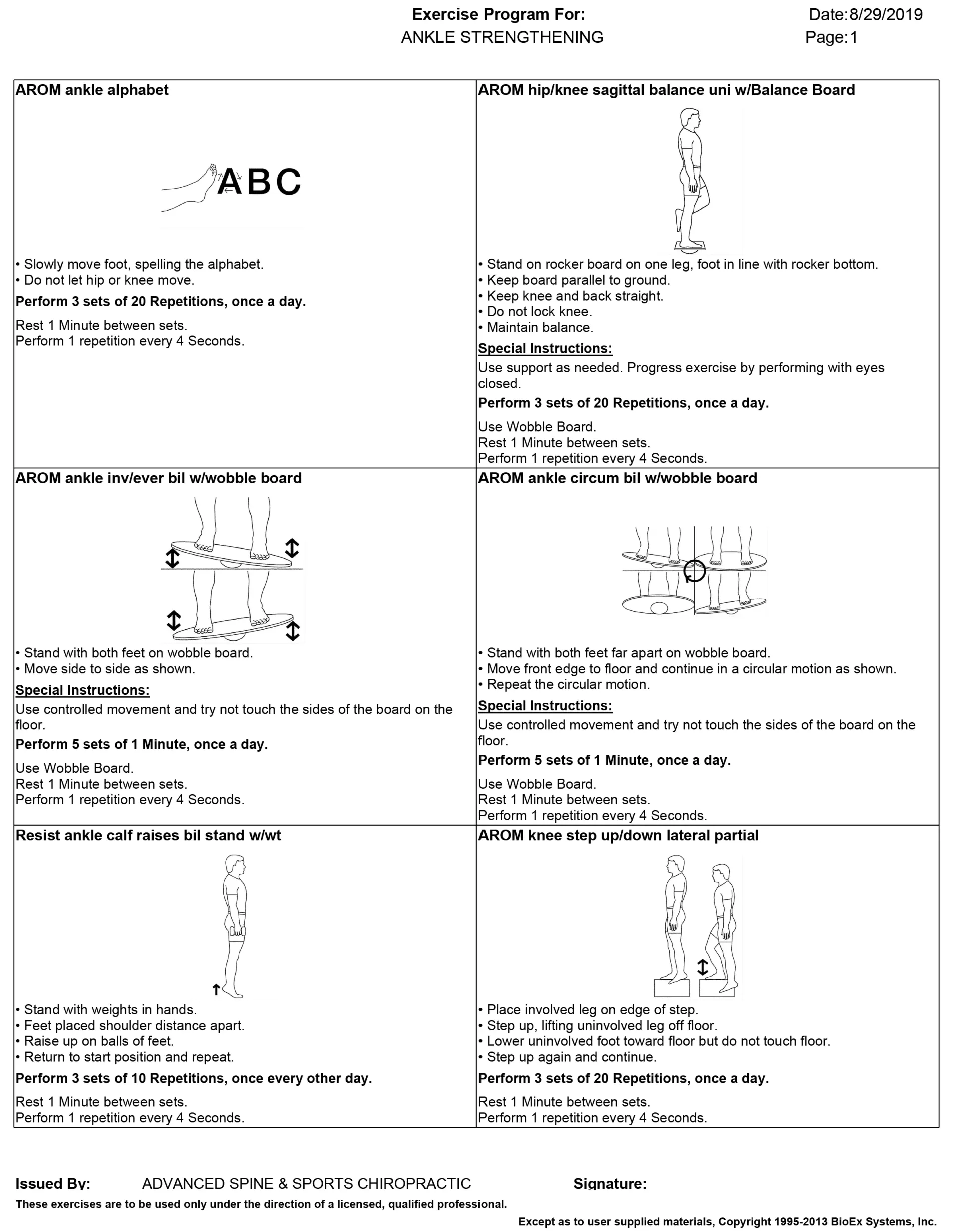 A multi-sectioned instructional document covering various topics including 