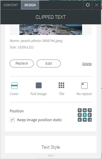 A screenshot of a clipped text page on a computer