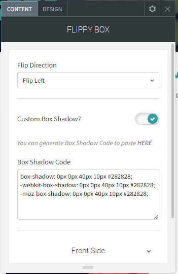 A screenshot of a fluffy box app on a computer.