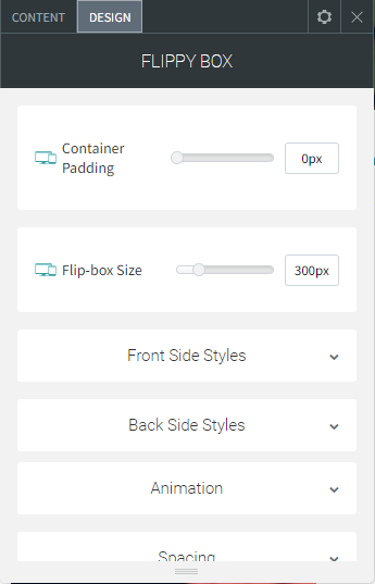 A screenshot of the fluffy box app on a computer.