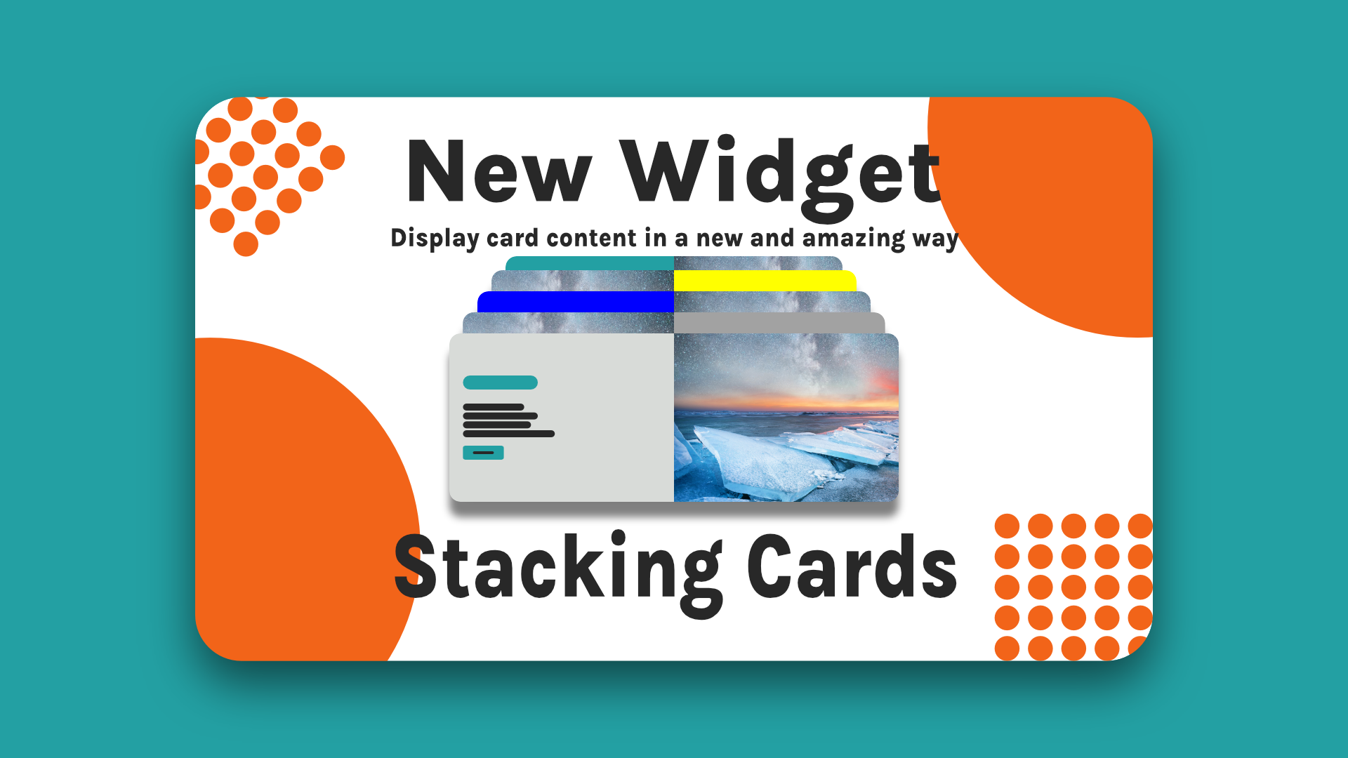 A card with a picture of a stack of cards on it.