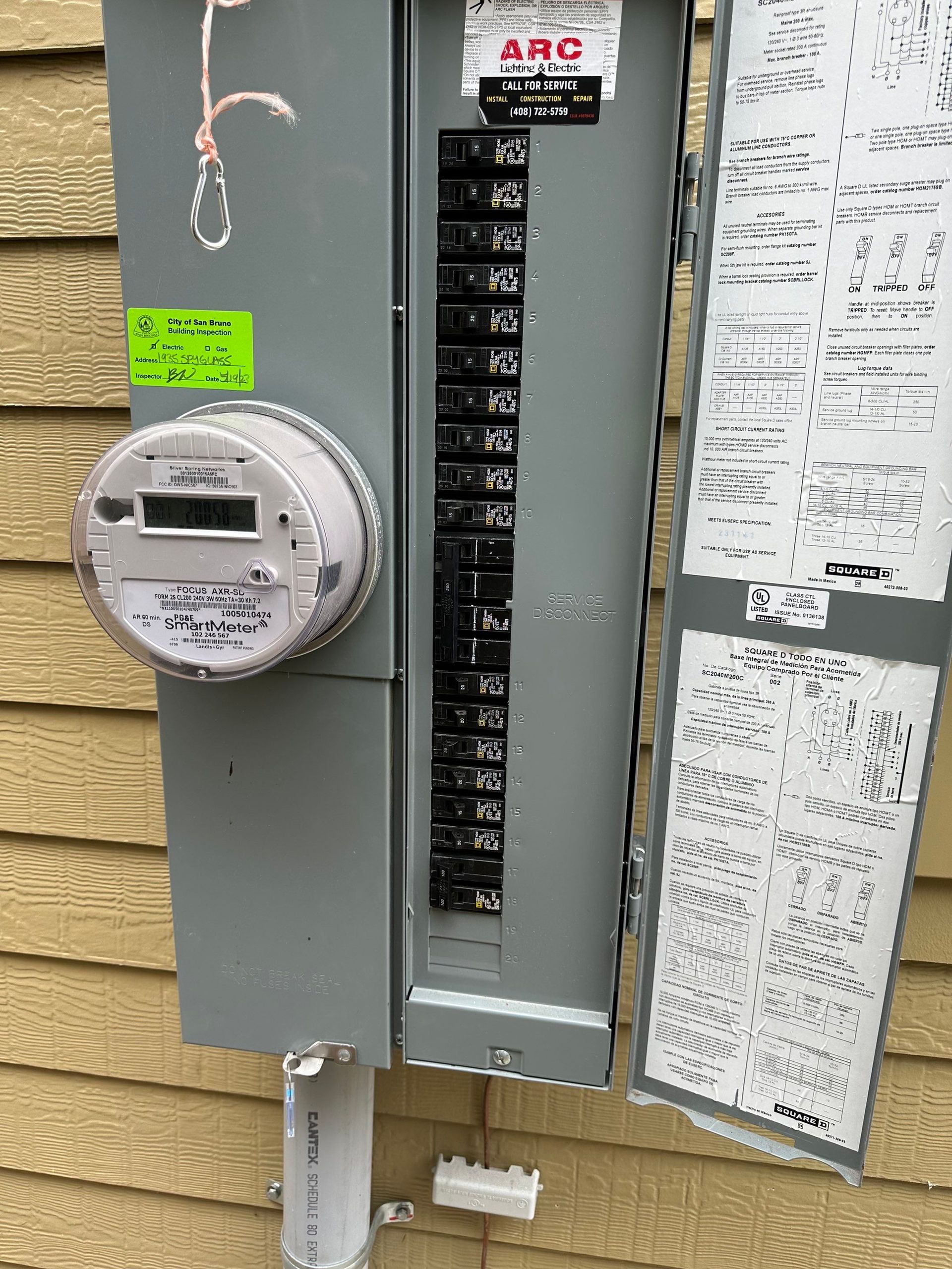 Electrical Panel Installation in Milpitas, CA | ARC Electrical Services