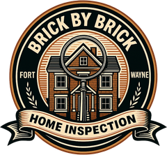 A red magnifying glass with a black line going through it on a white background.