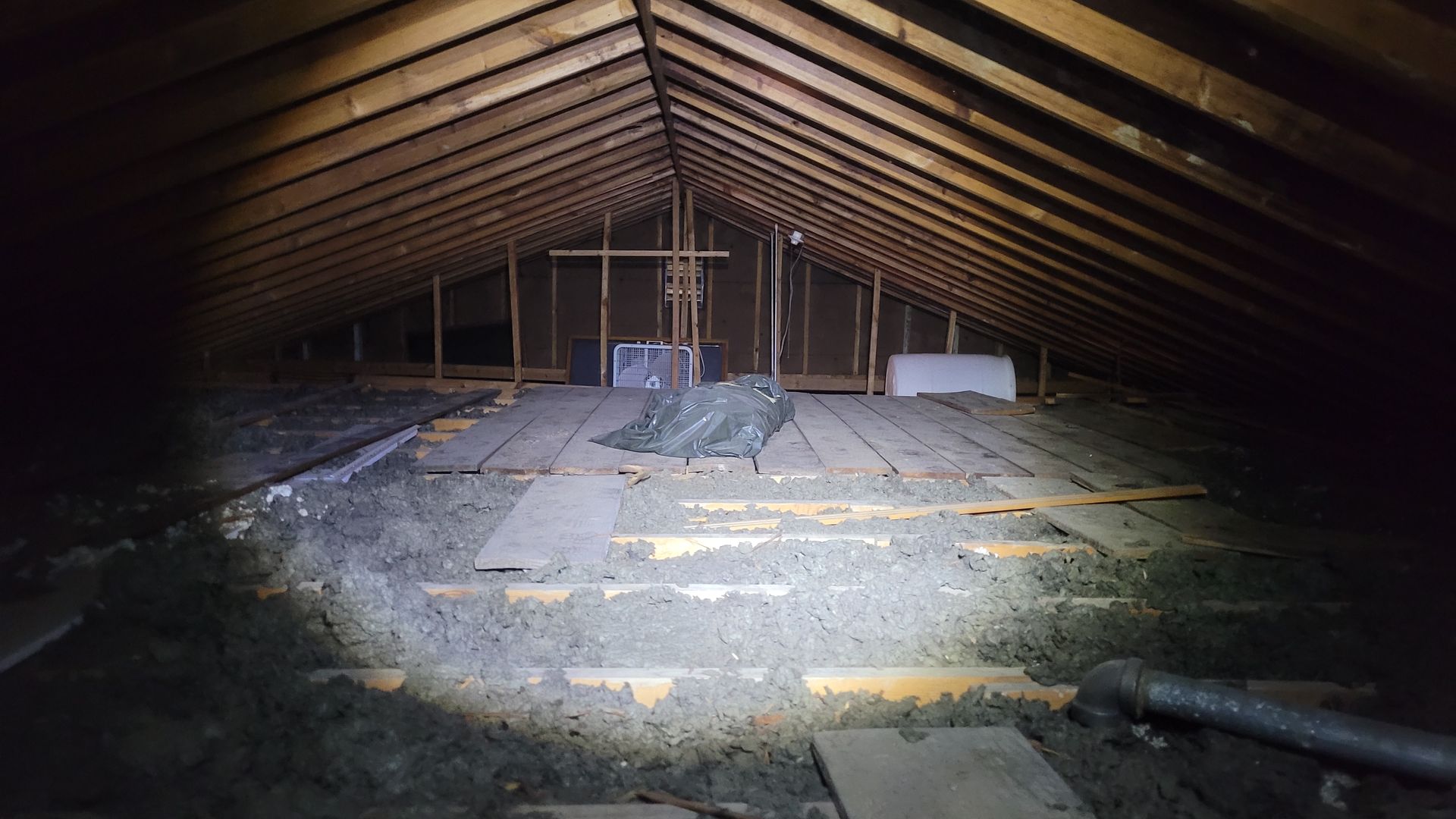 Lacking insulation during a Fort Wayne home inspection