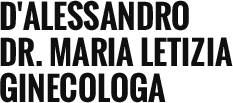 D'ALESSANDRO DR. MARIA LETIZIA GINECOLOGA - LOGO