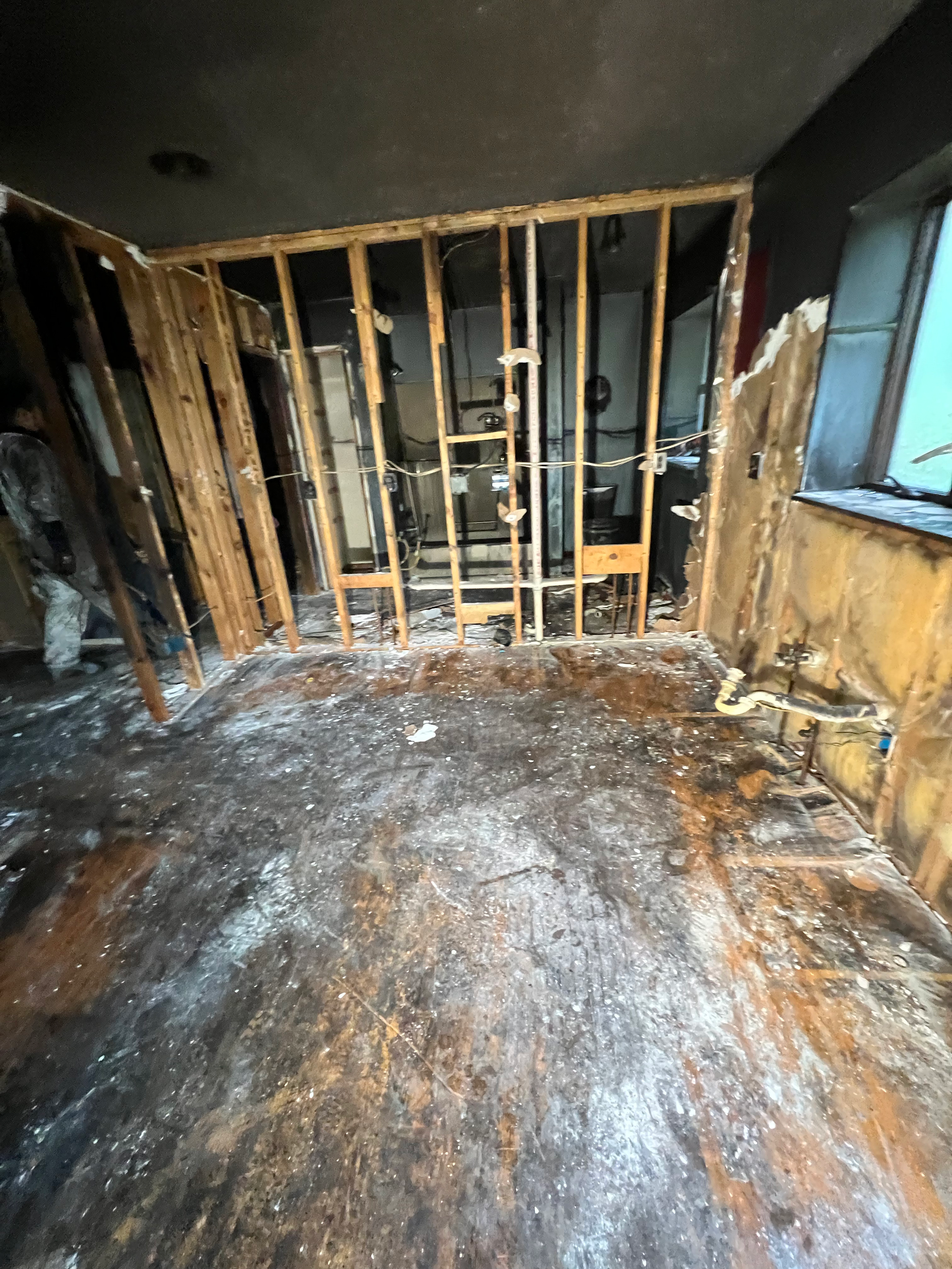 Fire Restoration kitchen