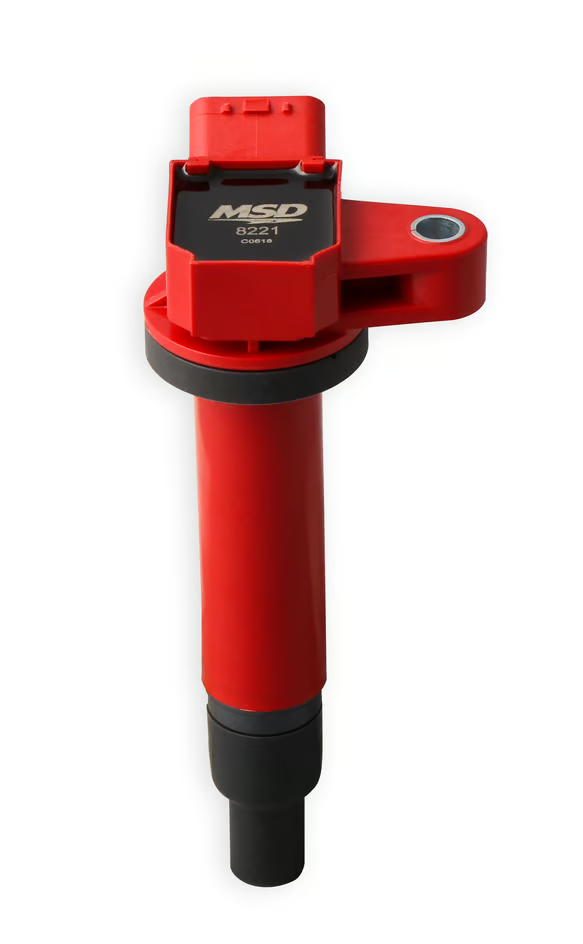 MSD 8221 Ignition Coil (Toyota/Lexus V8 4.3L/4.7L Direct Ignition Coil - Red)