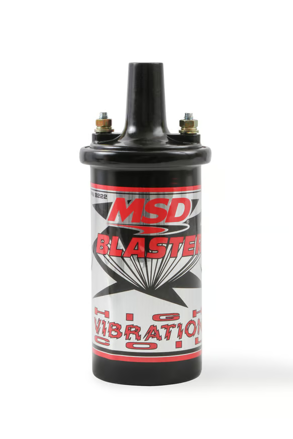 MSD 8222 Ignition Coil (Blaster High Vibration Type - Black)