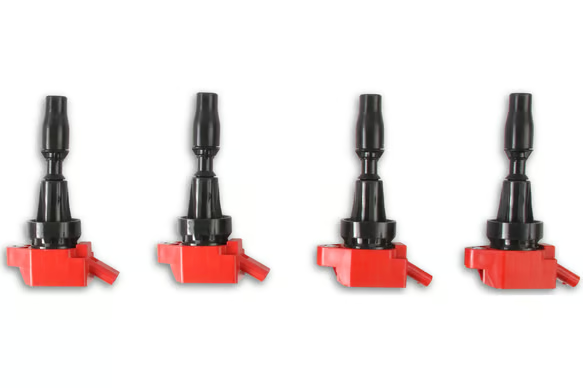 MSD 82694 Ignition Coil (Hyundai/Kia 1.6T Direct Ignition Coil - Red - 4-pin)