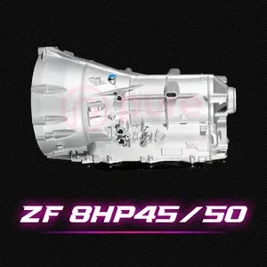 Pure BHP50變速箱圖示,包含三個升級階段以及馬力/扭力額定值,黑色背景。