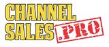 A yellow and red logo for channel sales pro