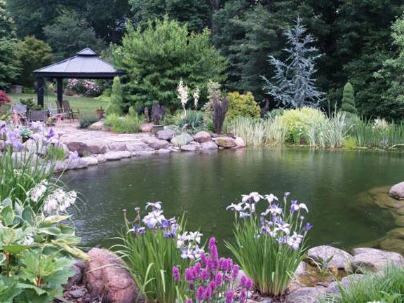 Beautiful Landscape with Water Features — Hanover Nursery in Hanover Township, PA