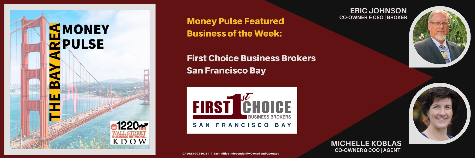 Money Pulse image and pictures of Eric Johnson & Michelle Koblas