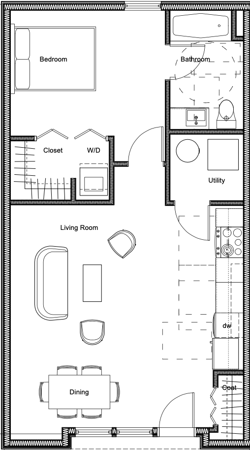 Unit A  Floor Plan - linked to Floor Plan Page